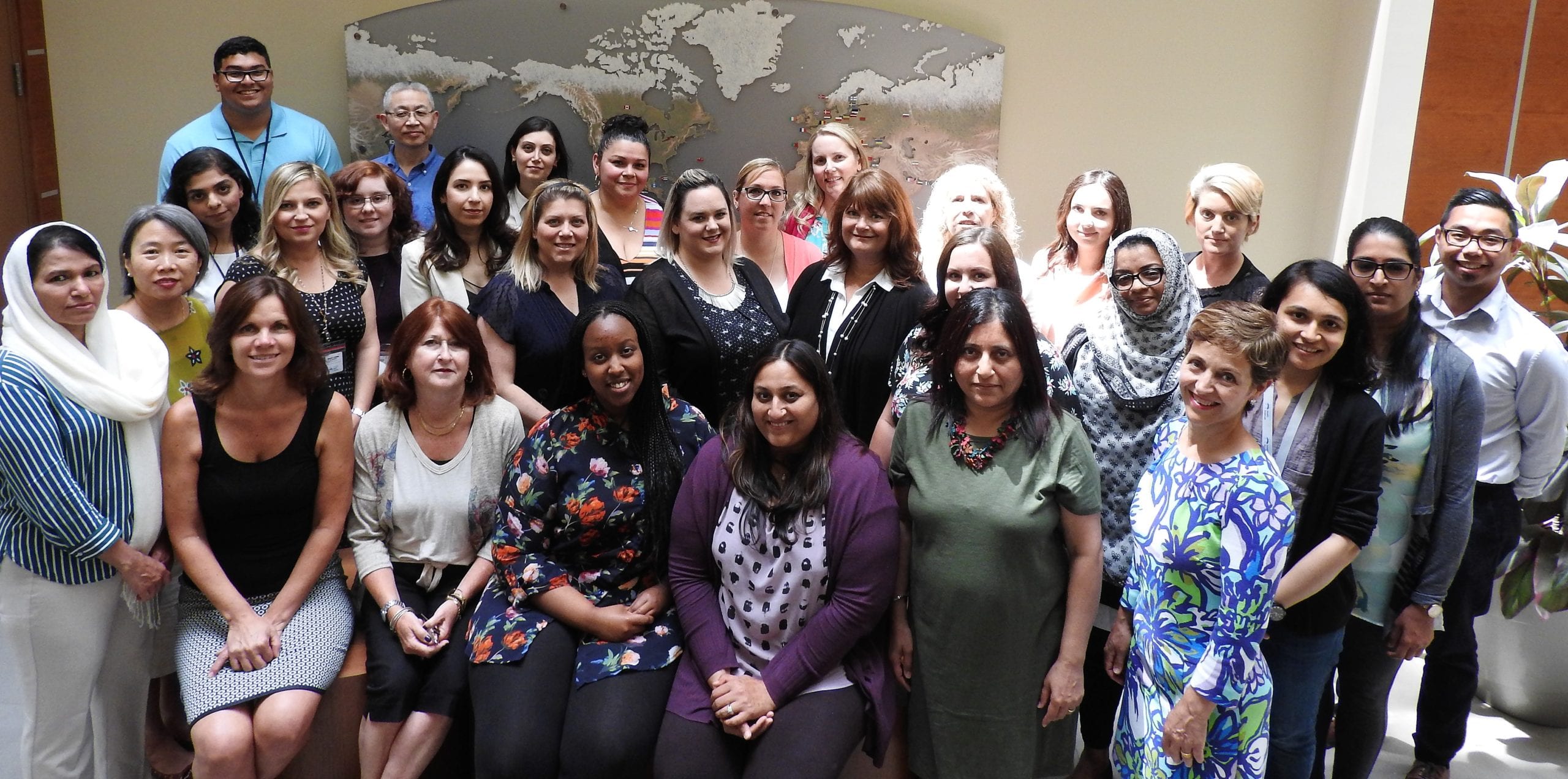 Sumathy (front row) with her Global Health research team.